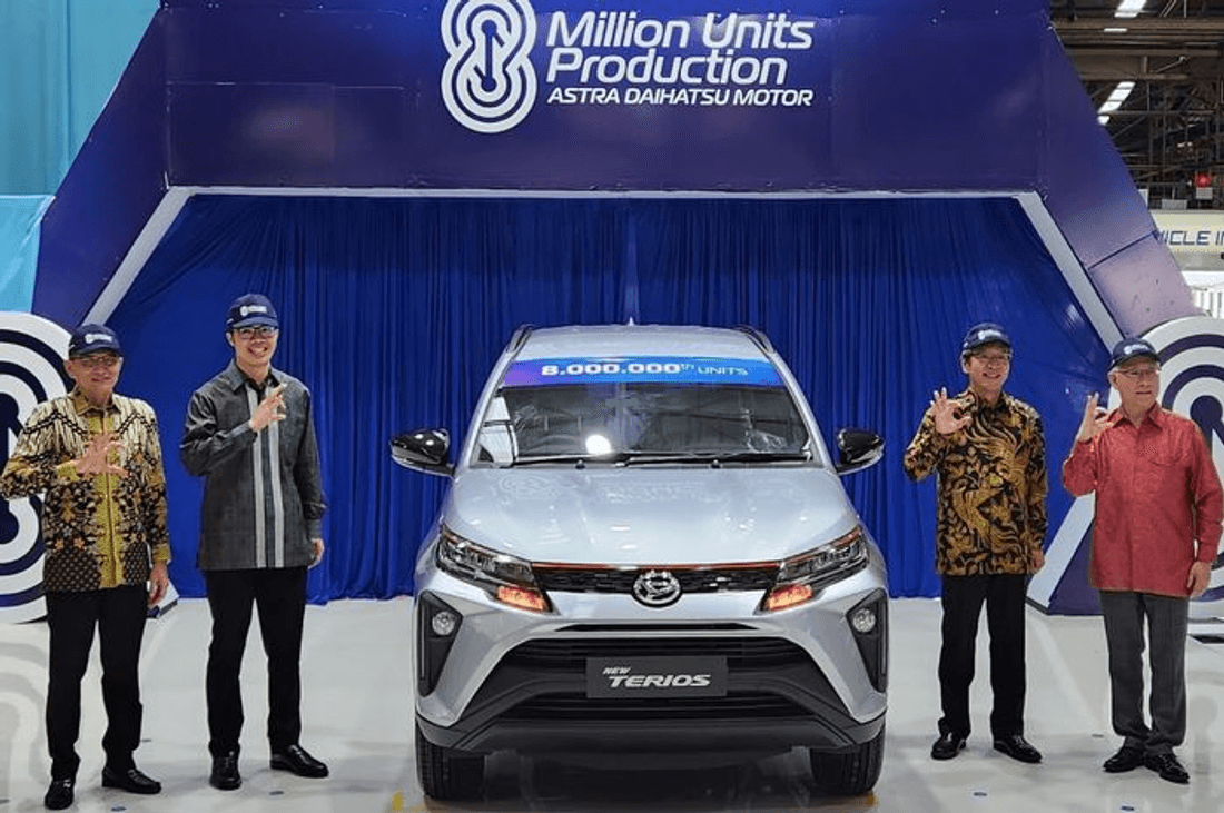 Produksi 8 Juta Unit Daihatsu di Indonesia
