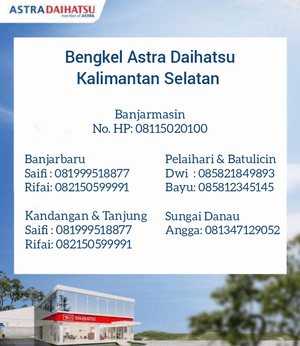 Bengkel Astra Daihatsu Kalimantan Selatan